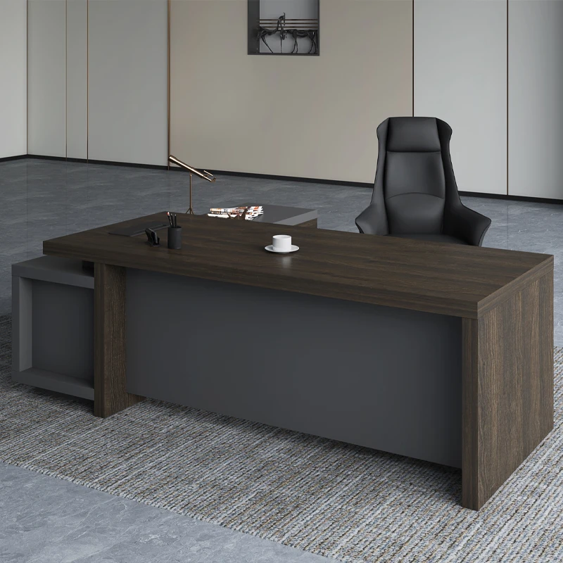 Foshan Wholesale Sale OEM Customized Wood Style Modern Office Furniture Wooden Executive Desk Office Table Design
Foshan Wholesale Sale OEM Customized Wood Style Modern Office Furniture Wooden Executive Desk Office Table Design