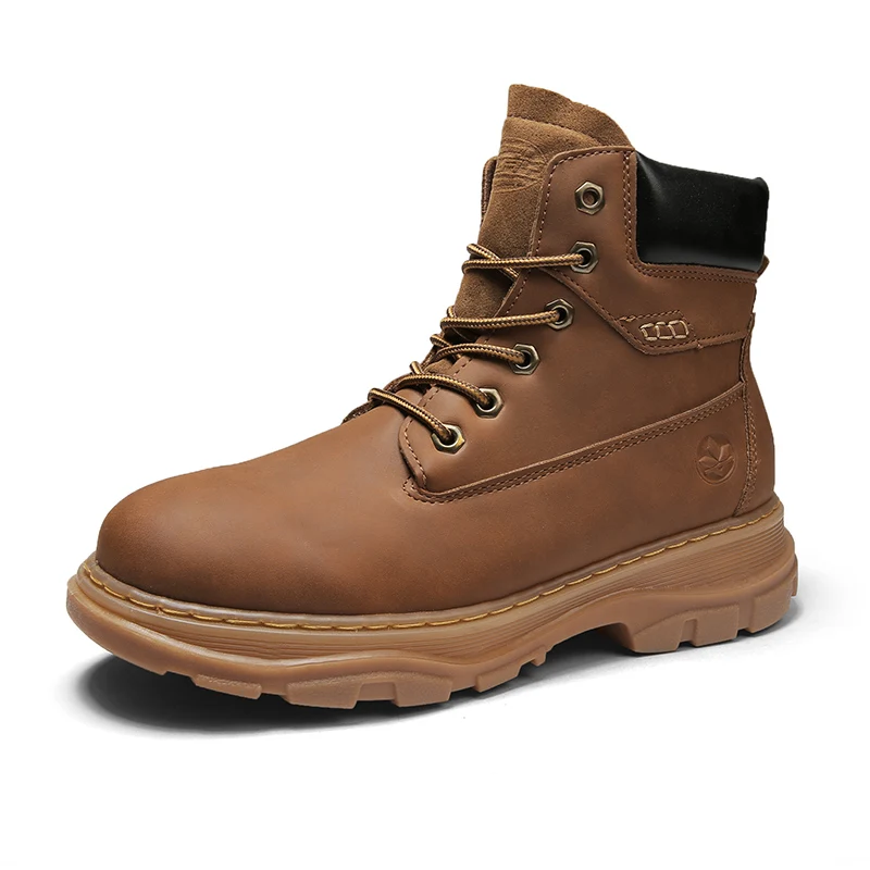 Hot Sale Retro British Motorcycle Boots Rubber Non-slip Sole Martin Boots Fashion High-top Leather Men's Boots, Black, brown,yellow
Hot Sale Retro British Motorcycle Boots Rubber Non-slip Sole Martin Boots Fashion High-top Leather Men's Boots, Black, brown,yellow
