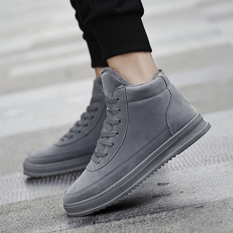 Winter Men Boots with Fur Warm Snow Women Boots Men Work Casual Shoes Sneakers High Top Rubber Ankle Boots plus size
Winter Men Boots with Fur Warm Snow Women Boots Men Work Casual Shoes Sneakers High Top Rubber Ankle Boots plus size