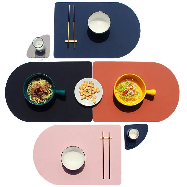 2022 Tabletex Double-sided leather placemat easy to clean long leather table mat Suitable for kitchen and dining room, Could be any color
2022 Tabletex Double-sided leather placemat easy to clean long leather table mat Suitable for kitchen and dining room, Could be any color