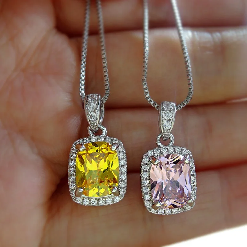 Vintage Pink Gemstone Wedding Engagement Fine Jewelry Pendant Necklace 
Vintage Pink Gemstone Wedding Engagement Fine Jewelry Pendant Necklace