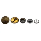Snap Button Vintage Snow Pattern Clothing Factory Sale Snap Button High Quality Shangming Manufacture
