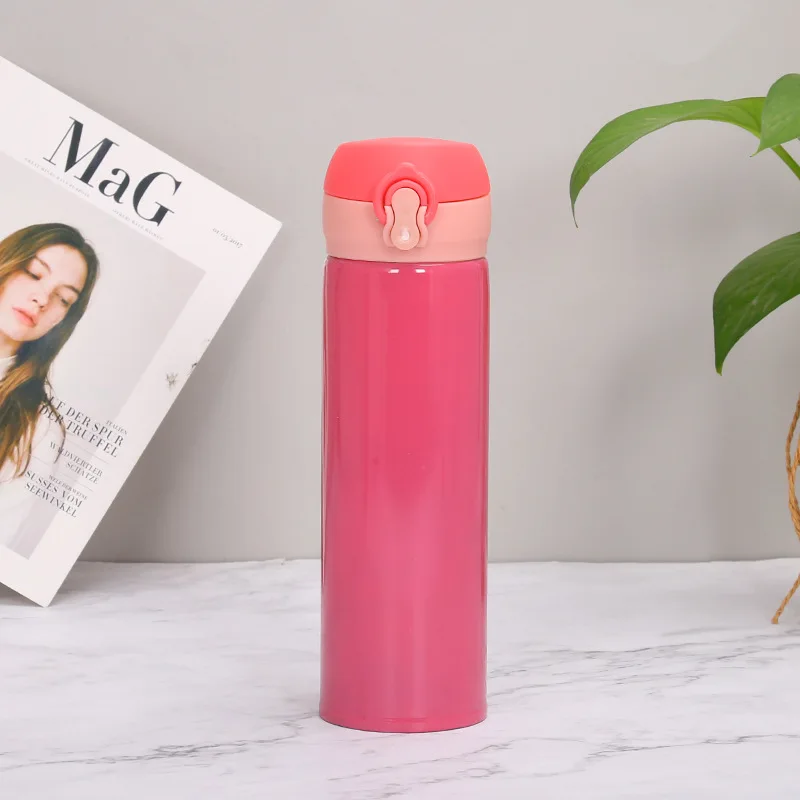 LOW MOQ Promotional portable customized double wall 304 stainless steel bounce lid water bottle tumbler vacuum flask, Available colors or custom colors
LOW MOQ Promotional portable customized double wall 304 stainless steel bounce lid water bottle tumbler vacuum flask, Available colors or custom colors
