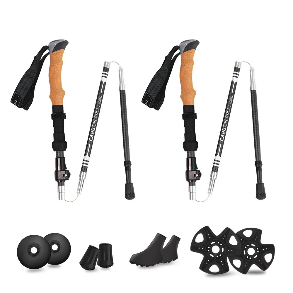 Outdoor Ultralight 3k Carbon Fiber Trekking Pole Hiking Stick Stretching Folding Mountain Nordic Walking Stick Trekking Pole
Outdoor Ultralight 3k Carbon Fiber Trekking Pole Hiking Stick Stretching Folding Mountain Nordic Walking Stick Trekking Pole