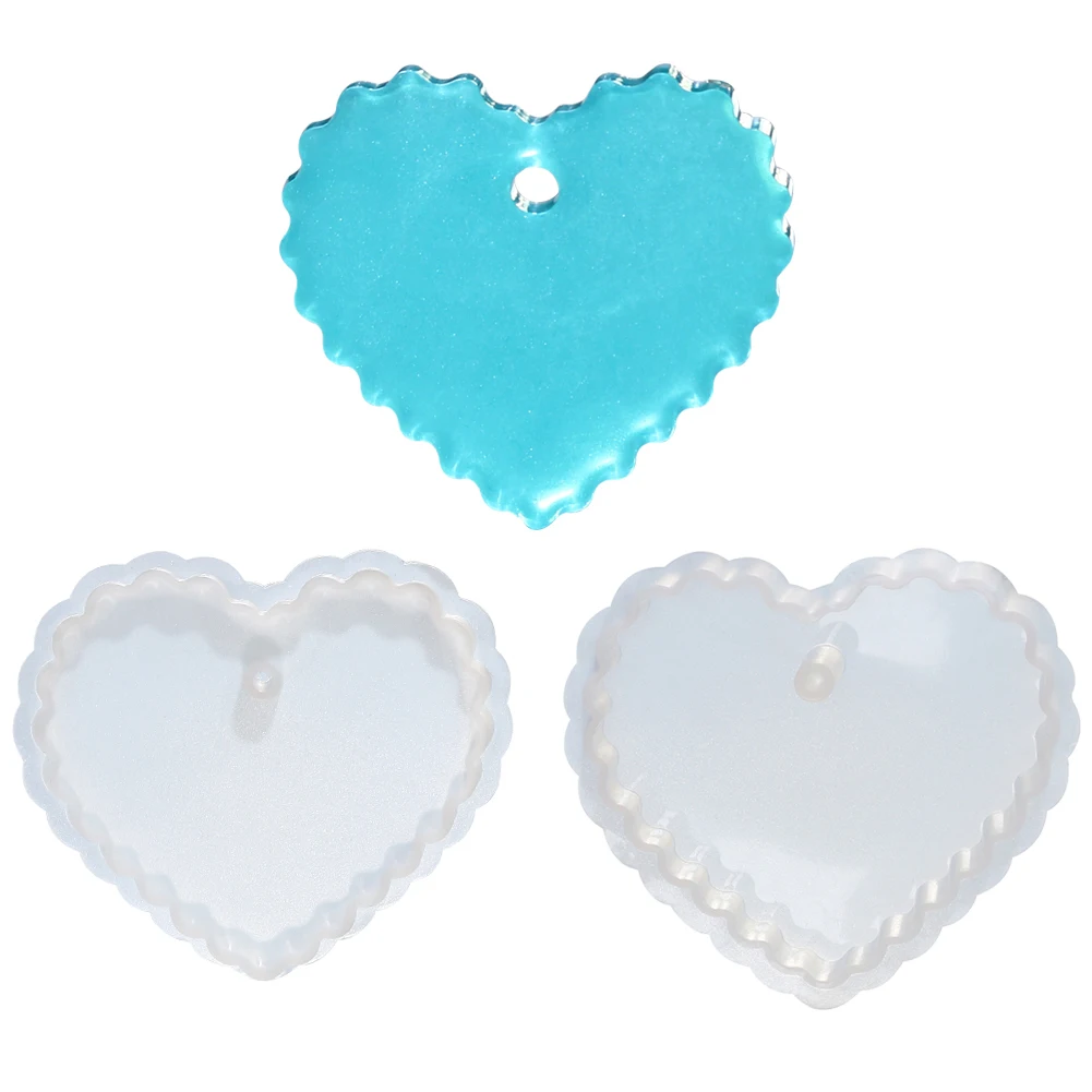 Resin Casting Silicone Molds Heart Shape Diy For Jewelry Craft Making Necklace Pendant Cake Fondant Decoration
Resin Casting Silicone Molds Heart Shape Diy For Jewelry Craft Making Necklace Pendant Cake Fondant Decoration