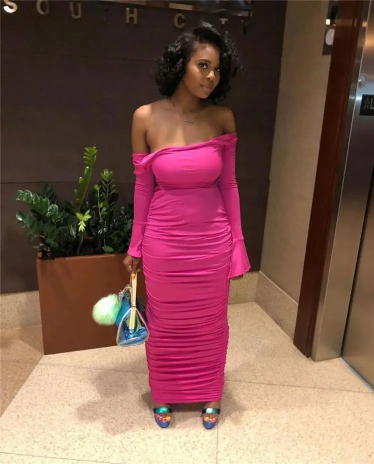 Fall Fashion Women Sexy Backless Long Sleeve Off The Shoulder Maxi Club Bodycon Dresses
Fall Fashion Women Sexy Backless Long Sleeve Off The Shoulder Maxi Club Bodycon Dresses