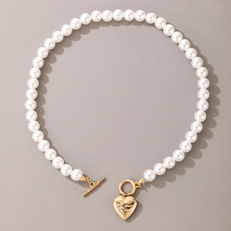 Handmade Heart Pearl Necklace Baroque Pearl Gold Chain Pearl Choker High Quality Necklace, Picture
Handmade Heart Pearl Necklace Baroque Pearl Gold Chain Pearl Choker High Quality Necklace, Picture