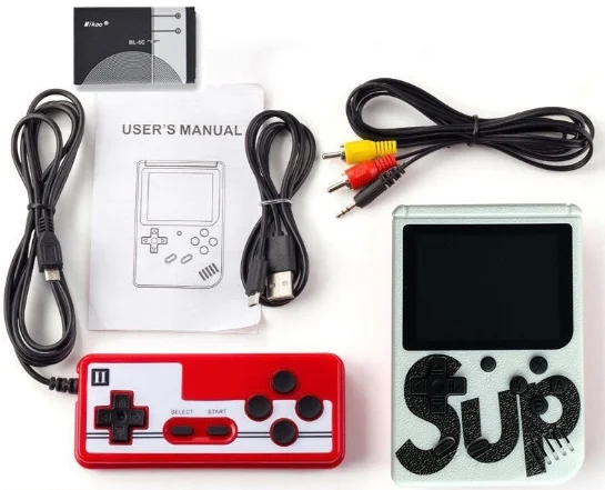 Drop Shipping Mini Console Retro Sup Game Box Classic Two Player Handheld SUP 400 in 1 Portable Video Game Console, Black/white/red/blue/yellow
Drop Shipping Mini Console Retro Sup Game Box Classic Two Player Handheld SUP 400 in 1 Portable Video Game Console, Black/white/red/blue/yellow