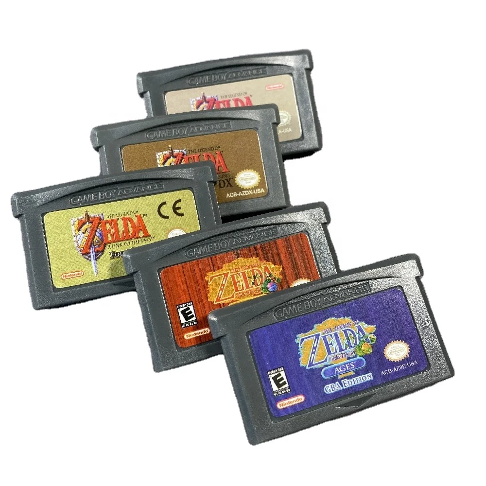 

Hot sell THE LEGEND OF ZELDA LINKS AWAKENING FOUR SWORDS SEASONS AGES Cartridge Console Card for nintendo gba