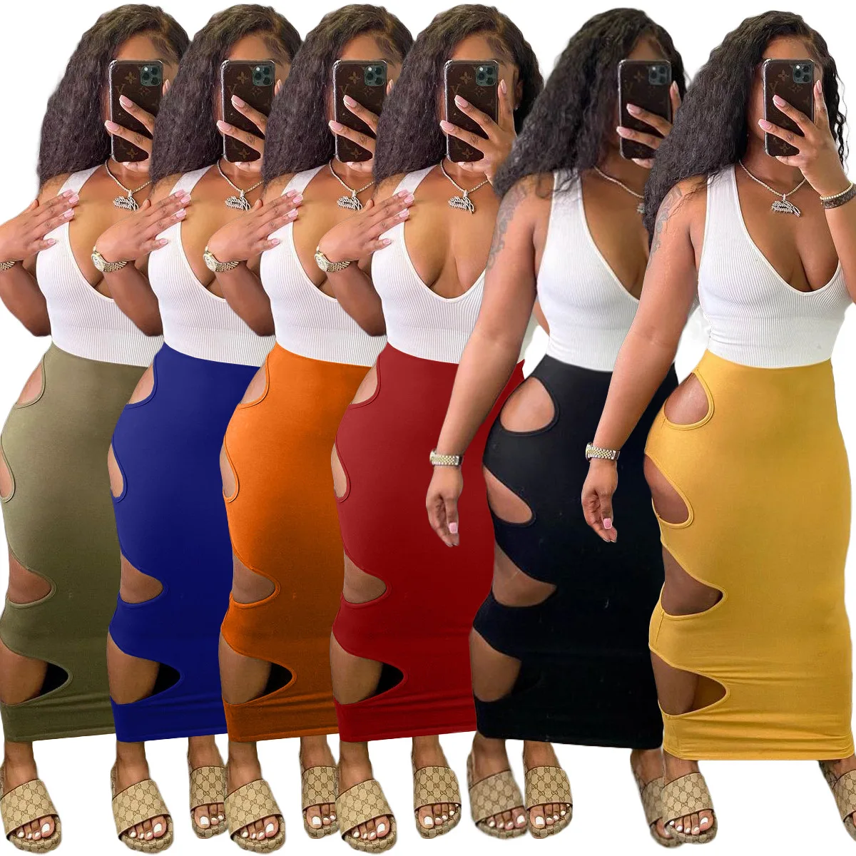 2021 Spaghetti Strap Women Summer Dresses Skirt Lady Elegant Girls Solid Color Maxi Career Dresses Women Sundresses
2021 Spaghetti Strap Women Summer Dresses Skirt Lady Elegant Girls Solid Color Maxi Career Dresses Women Sundresses