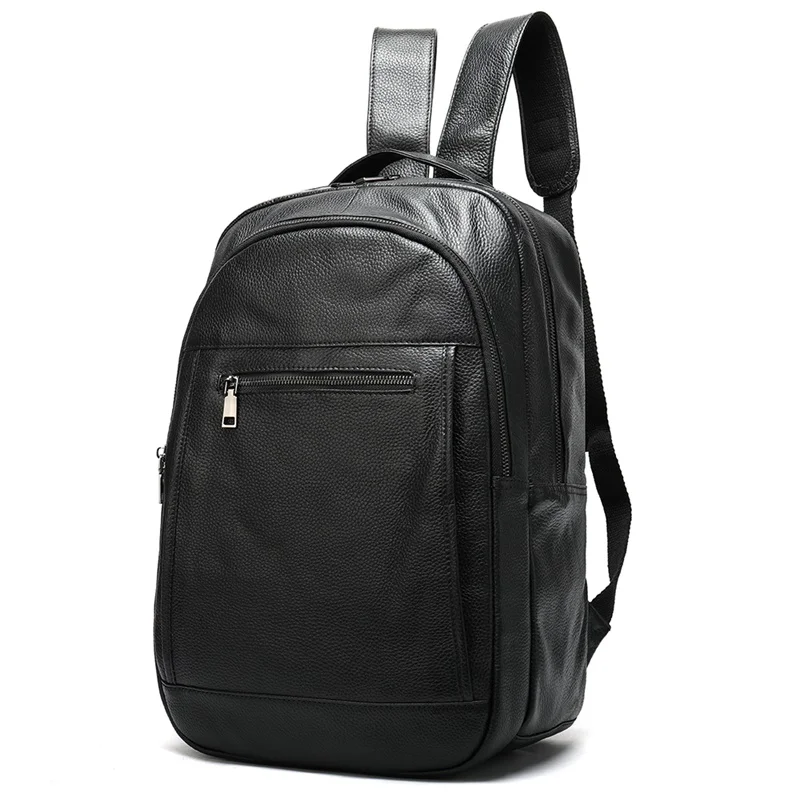 OEM drop shipping Genuine Leather Backpack for Men Slim 15.6 Inch Laptop Large Capacity Schoolbag Business Travel Bag Black 2020
OEM drop shipping Genuine Leather Backpack for Men Slim 15.6 Inch Laptop Large Capacity Schoolbag Business Travel Bag Black 2020