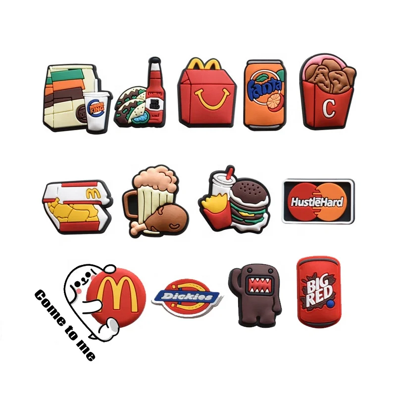 French fries custom kids drink water shoes charm cartoon garden shoe decorating pvc rubber shoes decorations
French fries custom kids drink water shoes charm cartoon garden shoe decorating pvc rubber shoes decorations