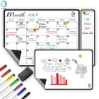 10.2P-5 Dry erase monthly calendar magnet refrigerator board