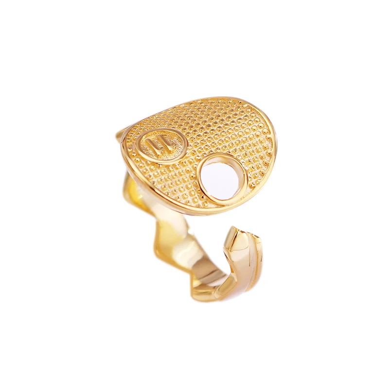 Fukarni Fashionable Creative 925 Sterling Silver Rings Twist Key Instagam Minimalist Custom Logo Gold Plated Cocktail Ring KR307
Fukarni Fashionable Creative 925 Sterling Silver Rings Twist Key Instagam Minimalist Custom Logo Gold Plated Cocktail Ring KR307