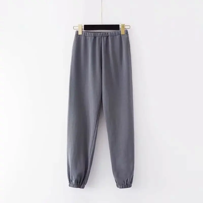 Women spring and autumn Casual Loose Elastic Waist Sports running Pants Solid Color Sweatpants Baggy Ankle-length Trousers, Multi
Women spring and autumn Casual Loose Elastic Waist Sports running Pants Solid Color Sweatpants Baggy Ankle-length Trousers, Multi
