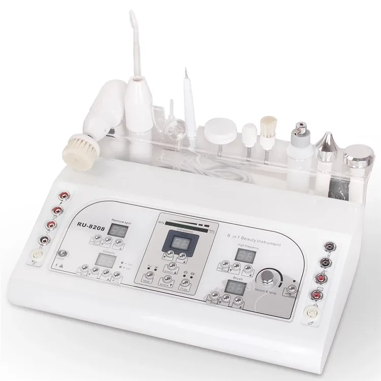 Portable 8 in 1 High Frequency Electrotherapy Ultrasonic Beauty Machine Facial Deep Cleaning Skin Care Device, White
Portable 8 in 1 High Frequency Electrotherapy Ultrasonic Beauty Machine Facial Deep Cleaning Skin Care Device, White