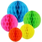 Nicro Wholesale 10 Pcs Paper Craft Christmas Party Decoration Tissue Paper Lantern Honeycomb Ball