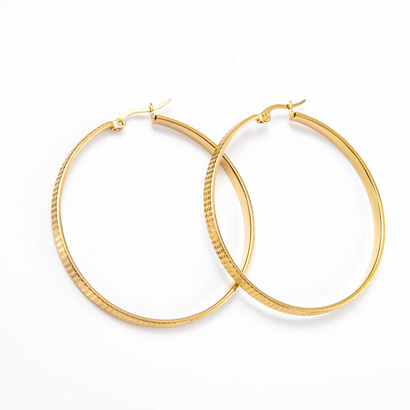 Street Fashion Gold Plated Titanium Steel Watch Band Shape C Shape Earrings Stainless Steel Irregular Point Surface Earring
Street Fashion Gold Plated Titanium Steel Watch Band Shape C Shape Earrings Stainless Steel Irregular Point Surface Earring