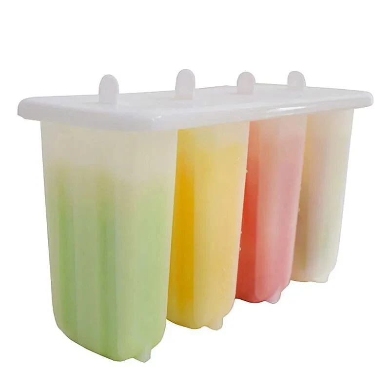 Hot selling summer food grade reusable ice mold and creative DIY popsicle mold, White
Hot selling summer food grade reusable ice mold and creative DIY popsicle mold, White