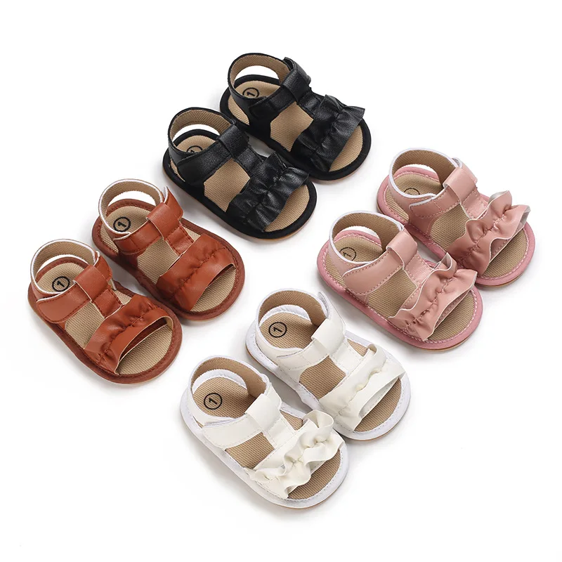 Summer Toddler Ruffle Sandals Baby Girl Children Summer Shoes Baby Pu Leather Footwear, As picture
Summer Toddler Ruffle Sandals Baby Girl Children Summer Shoes Baby Pu Leather Footwear, As picture