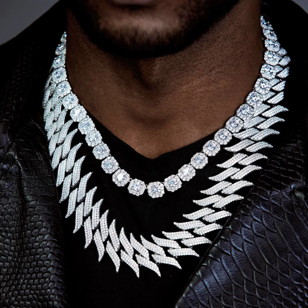 Hip Hop Iced Out Chains Choker Men's Gold Silver Plated Diamond Necklace Women Tennis Chains Bracelet Wholesale, Gold/silver/rose gold
Hip Hop Iced Out Chains Choker Men's Gold Silver Plated Diamond Necklace Women Tennis Chains Bracelet Wholesale, Gold/silver/rose gold