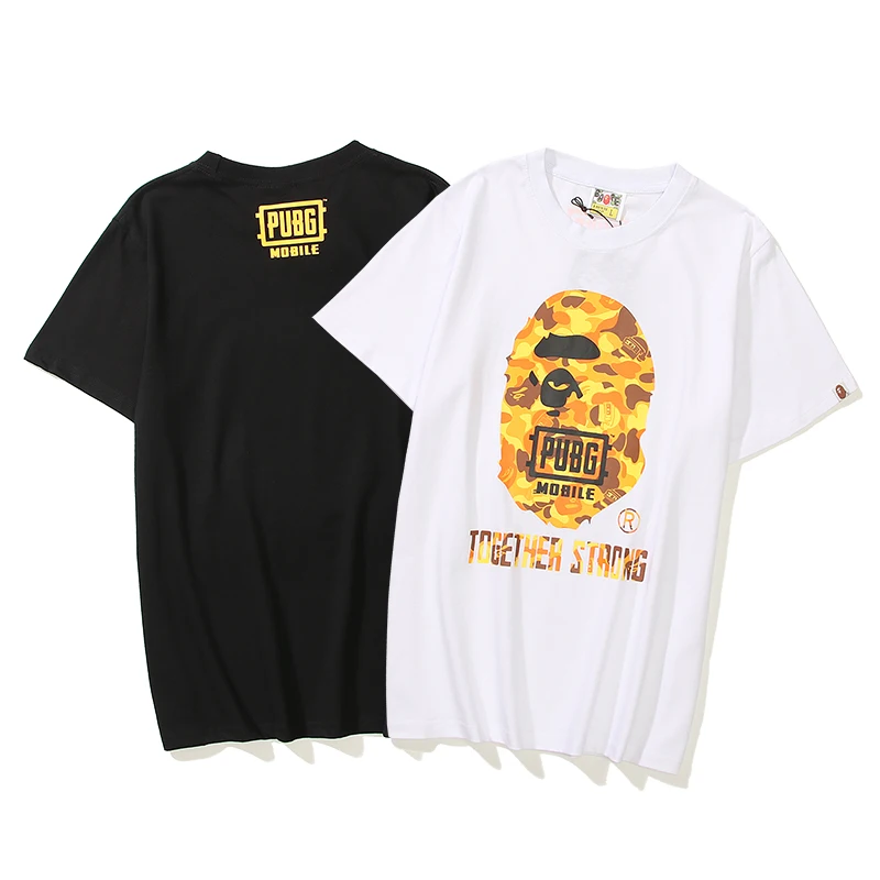 Wholesale high quality BAPE camouflage print men's T-shirt men's casual cotton short sleeves Asian size
Wholesale high quality BAPE camouflage print men's T-shirt men's casual cotton short sleeves Asian size