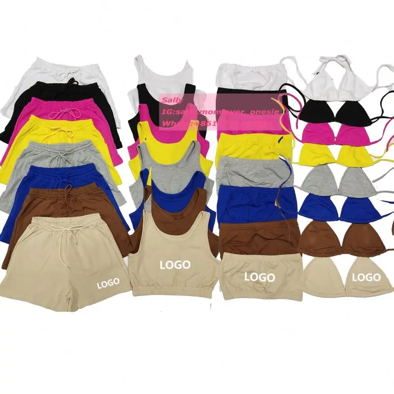 Wholesale Custom Cotton Shorts Set Women's Sleepwear Clothing Sweat Short Ladies Summer Cotton Women Biker Shorts Set 2022, Cotton short sets
Wholesale Custom Cotton Shorts Set Women's Sleepwear Clothing Sweat Short Ladies Summer Cotton Women Biker Shorts Set 2022, Cotton short sets