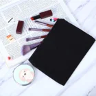 2019 Wholesale Blank Plain Cotton Canvas Cosmetic Bag Customized Travel Cotton Canvas Makeup Bag For Women