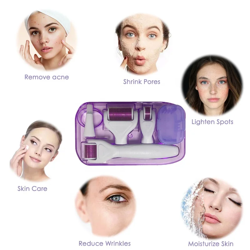 Best Selling Derma Roller 5 in 1 Micro Needle Rollers Body Skin Care Derma Rolling System Set 5 IN 1 Derma Roller Kit, Multiple colors/customized
Best Selling Derma Roller 5 in 1 Micro Needle Rollers Body Skin Care Derma Rolling System Set 5 IN 1 Derma Roller Kit, Multiple colors/customized