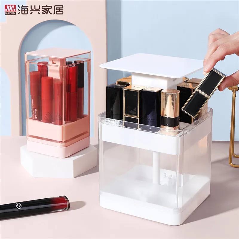 Haixin plastic Makeup storage box Brush Lipstick Mask Storage Beauty Cosmetic Box For jewelry makeup Organizer holder, White/pink
Haixin plastic Makeup storage box Brush Lipstick Mask Storage Beauty Cosmetic Box For jewelry makeup Organizer holder, White/pink