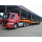 ヘビーデューティ Lowbed Lowboy 100ton 120ton 160ton 2 ライン 4 車軸低ベッド半トラックトレーラー販売のため