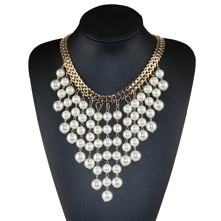 Pearl Tassel Handmade Necklace Classic Exaggerated Long Necklace Simple Temperament Women's Necklace, Picture
Pearl Tassel Handmade Necklace Classic Exaggerated Long Necklace Simple Temperament Women's Necklace, Picture