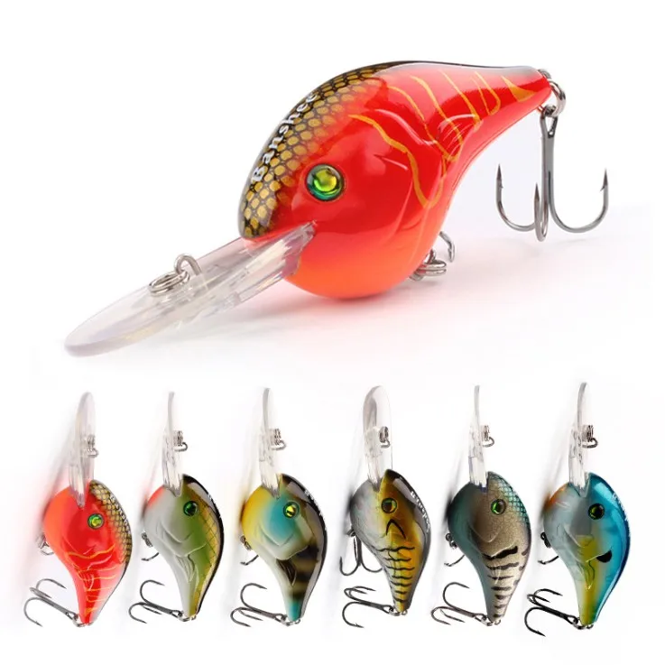 Toplure Crankbait Fishing Lure 24g/75mm 3D Fish Eyes Sinking Wobblers with high carbon Hook Hard Bait, 6 colors
Toplure Crankbait Fishing Lure 24g/75mm 3D Fish Eyes Sinking Wobblers with high carbon Hook Hard Bait, 6 colors