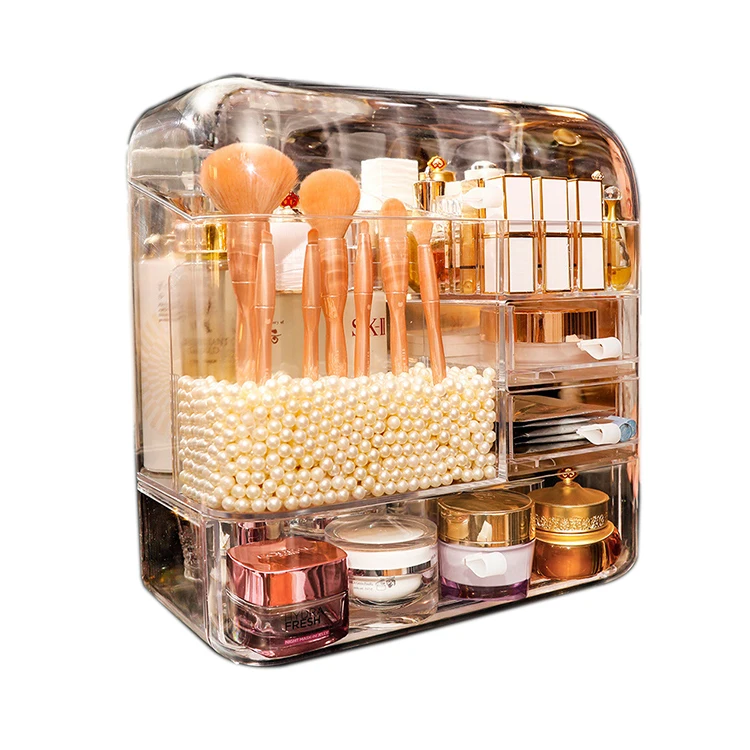 High quality popular product portable makeup 3 piece clear cosmetic storage box, 550g pink and white pearl
High quality popular product portable makeup 3 piece clear cosmetic storage box, 550g pink and white pearl