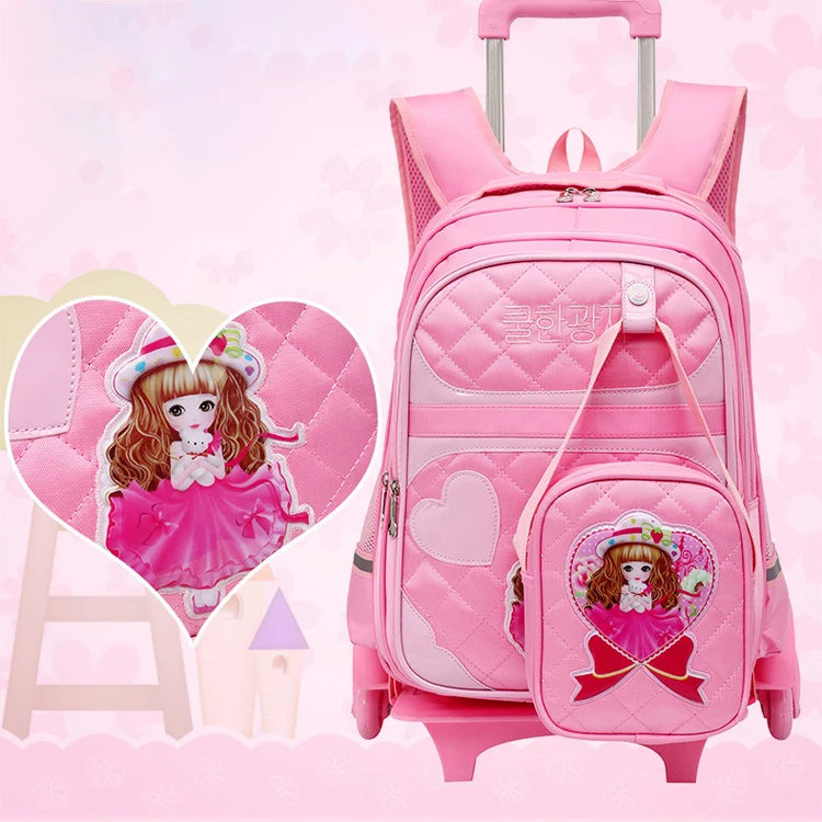 Trolley Sets School Bag Korean Wheel Style Backpack Nylon Children School Bag For Primary School Student, Customized
Trolley Sets School Bag Korean Wheel Style Backpack Nylon Children School Bag For Primary School Student, Customized