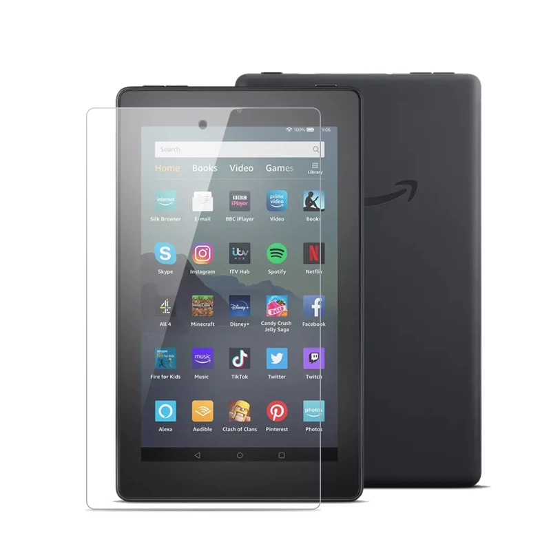 Tempered Glass Screen Protector for Amazon Kindle Fire HD 8/8 Plus 2020/2018/2017/2016, Tempered Glass HD 9H Bubble Free, Clear
Tempered Glass Screen Protector for Amazon Kindle Fire HD 8/8 Plus 2020/2018/2017/2016, Tempered Glass HD 9H Bubble Free, Clear