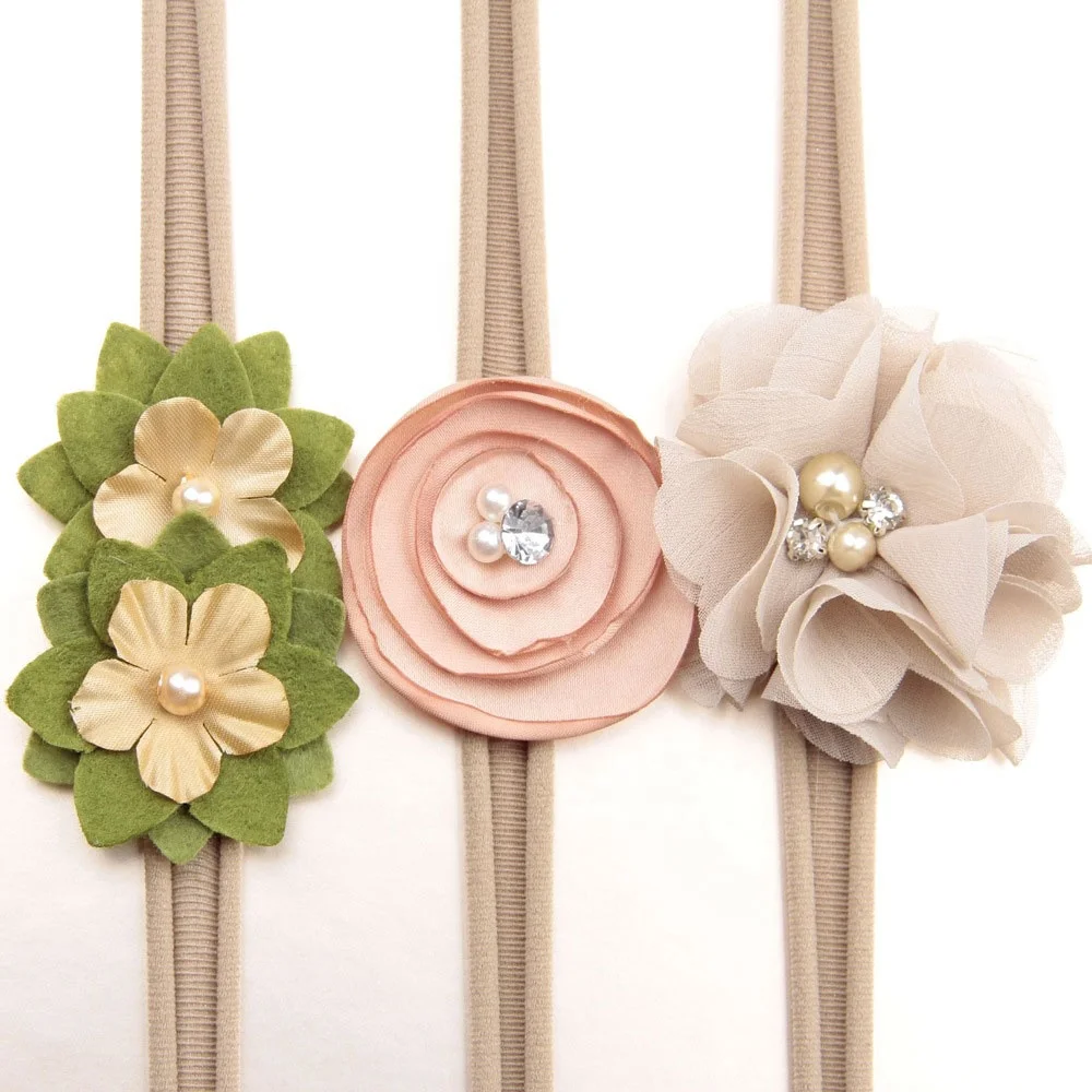 3Pcs/Set High elastic nylon green flower hair band set Ribbon Lace Pearl Flower Rubber Rope Girls Hairband, Khaki,grey,light pink,etc
3Pcs/Set High elastic nylon green flower hair band set Ribbon Lace Pearl Flower Rubber Rope Girls Hairband, Khaki,grey,light pink,etc