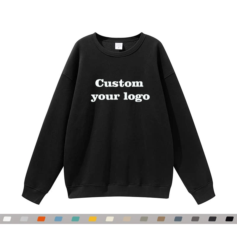 High Quality 500gsm 100% Cotton Mens Sweatshirt Custom Unisex Oversize Crewneck Pullover Sweatshirt Print Embroidery Logo
High Quality 500gsm 100% Cotton Mens Sweatshirt Custom Unisex Oversize Crewneck Pullover Sweatshirt Print Embroidery Logo