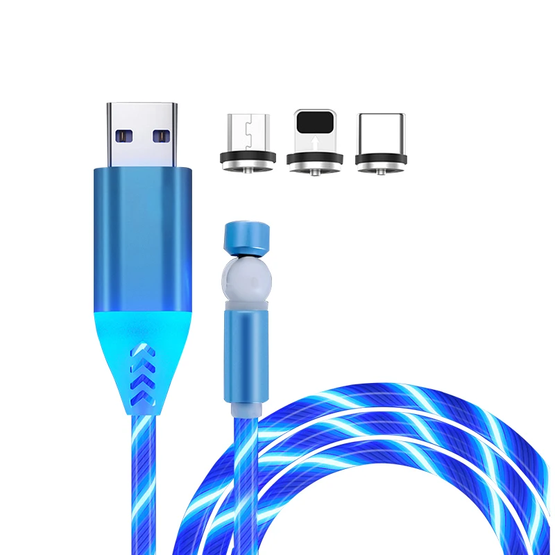 540 Led Magnetic 3 in 1 USB Charging Cable Magnetic Charging Cable Mobile Phones Cable, Black
540 Led Magnetic 3 in 1 USB Charging Cable Magnetic Charging Cable Mobile Phones Cable, Black