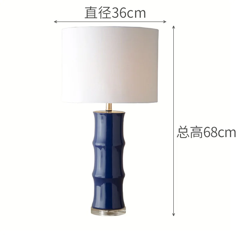 Antique Ceramic base porcelain table lamps for hotel home
