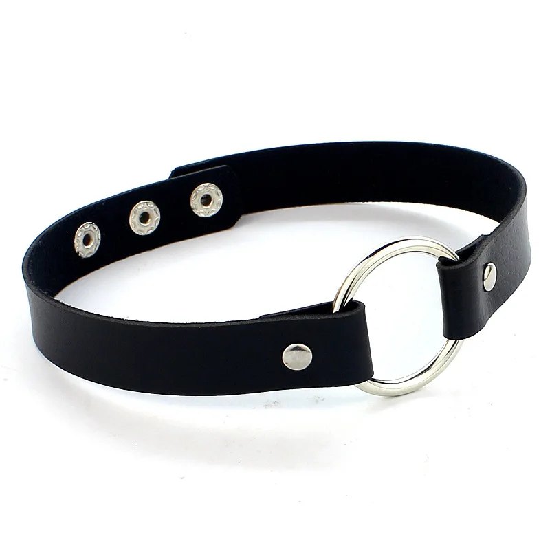 fashion jewelry black gothic punk PU leather choker rock collar women rivet round choker necklace (KNK5202), Same as the picture
fashion jewelry black gothic punk PU leather choker rock collar women rivet round choker necklace (KNK5202), Same as the picture