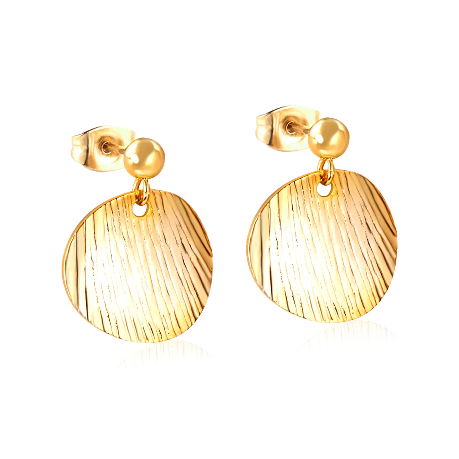 Ason stainless steel stud earring with round shape for women and girls in manufacture price, Silver and gold
Ason stainless steel stud earring with round shape for women and girls in manufacture price, Silver and gold