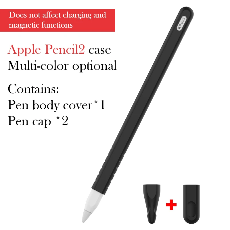 Soft Silicone For Apple Pencil 2 Case Generation Protective Sleeve Grip Skin Cover Holder Pocket Pen Stick, 8 color choose
Soft Silicone For Apple Pencil 2 Case Generation Protective Sleeve Grip Skin Cover Holder Pocket Pen Stick, 8 color choose