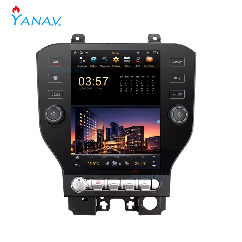 Car Radio Audio GPS Navigation For-Ford Mustang 2014-2021 Android Car Stereo Receiver Multimedia MP3 Player UHD Vertical Screen
Car Radio Audio GPS Navigation For-Ford Mustang 2014-2021 Android Car Stereo Receiver Multimedia MP3 Player UHD Vertical Screen