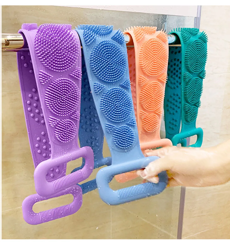 Back Rubs Bathing Tape Silicone Strip Massage Gel Scrub Bath Brush Long Back Rubbing Sided Silicone Scrub Body Skin Bathroom, As photo
Back Rubs Bathing Tape Silicone Strip Massage Gel Scrub Bath Brush Long Back Rubbing Sided Silicone Scrub Body Skin Bathroom, As photo