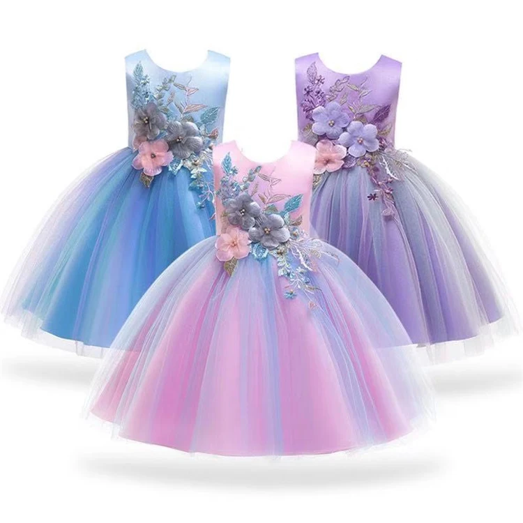 HYC45 Flower Lace Embroidery Dress Kids Dresses for Girl Princess Summer Party Ball Gown Children Clothing Wear
HYC45 Flower Lace Embroidery Dress Kids Dresses for Girl Princess Summer Party Ball Gown Children Clothing Wear