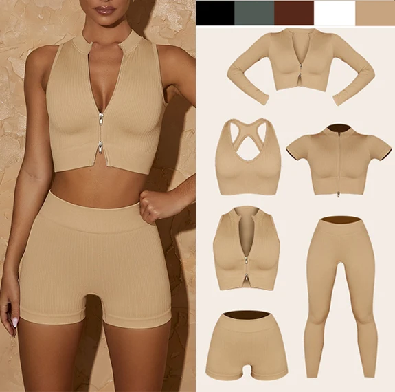 Custom 2022 Seamless Yoga Set Wholesale Shade Long Sleeve Crop Top Athletic Wear High Waist Gym Fitness Sets
Custom 2022 Seamless Yoga Set Wholesale Shade Long Sleeve Crop Top Athletic Wear High Waist Gym Fitness Sets