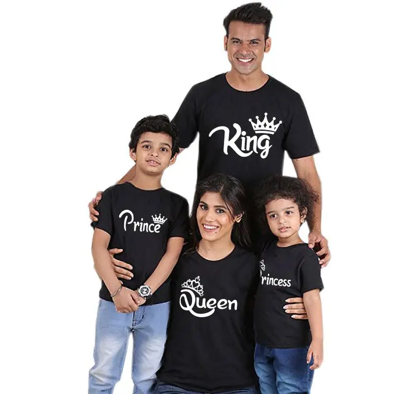 Cheap prince and princess printed t-shirt clothes mommy and me outfits short sleeve king queen shirts family matching outfits, White,black
Cheap prince and princess printed t-shirt clothes mommy and me outfits short sleeve king queen shirts family matching outfits, White,black