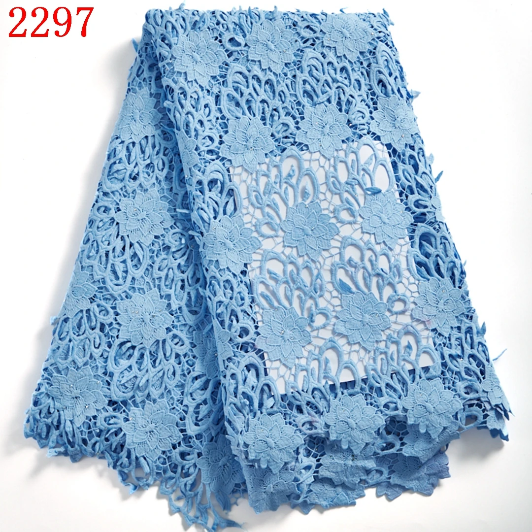 Embroidery African Nigeria Cord Net Lace Fabric High Quality African Guipure Cord Net Lace With Beads 2297
Embroidery African Nigeria Cord Net Lace Fabric High Quality African Guipure Cord Net Lace With Beads 2297