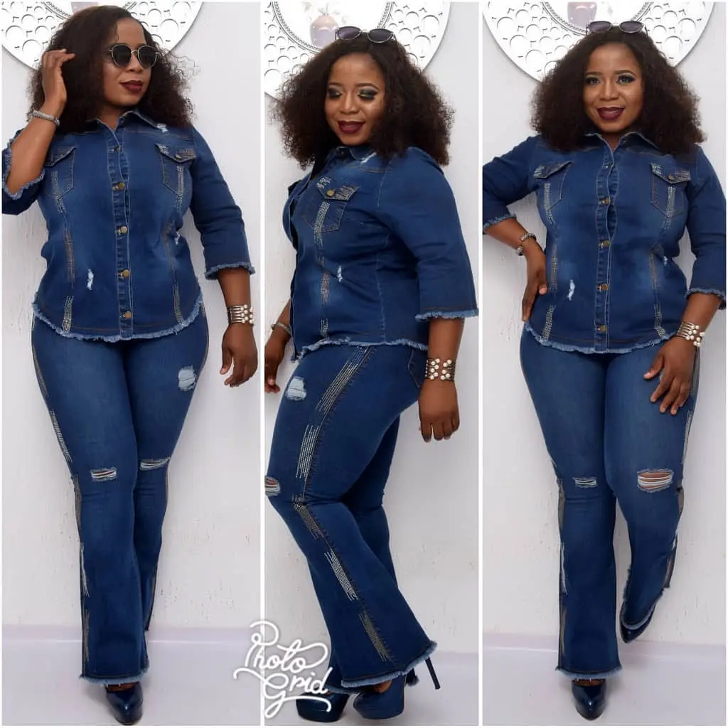 Hot Sale Russian American African denim suit 2020 women's coat and jeans suit, As showed
Hot Sale Russian American African denim suit 2020 women's coat and jeans suit, As showed